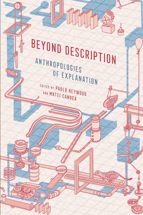 Umschlagsillustration für den Band Beyond Description, herausgebracht von Paolo Heywood und Matei Candea (Cornell University Press 2024).